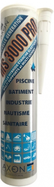 Mastic-colle ms 3000 pro - étanche très haute performance - blanc - 290 ml. disponible abidjan cote d'ivoire.