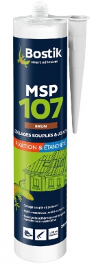 Mastic msp107 - fixation et étanchéité - brun - cart. disponible abidjan cote d'ivoire.
