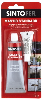 Mastic sintofer polyester standard - tube 66 ml - 120 g. disponible abidjan cote d'ivoire.