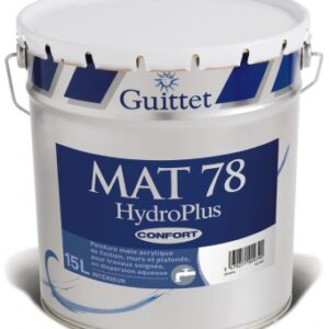 Mat 78 hydroplus - peinture acrylique mat semi tendu - intérieur - col: blanc - 15 l. disponible abidjan cote d'ivoire.