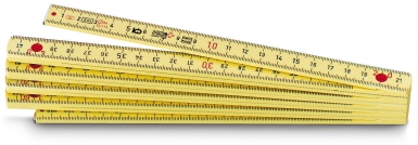 Mesure pliante synthétique avec fibres de verre, rivets creux - 2 m x 16 mm. disponible abidjan cote d'ivoire.