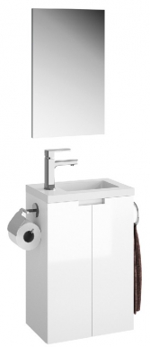 Meuble closy pack 40 cm - 2 portes - blanc brillant. disponible abidjan cote d'ivoire.