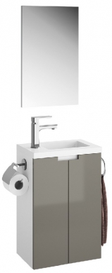 Meuble closy pack 40 cm - 2 portes - gris anthracite brillant. disponible abidjan cote d'ivoire.