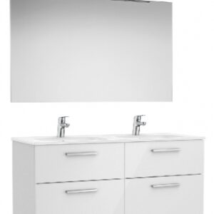 Meuble victoria 120 cm (h 53,0-86,5 cm / p 51,5 cm) - 4 tiroirs - blanc (pieds en option). disponible abidjan cote d'ivoire.