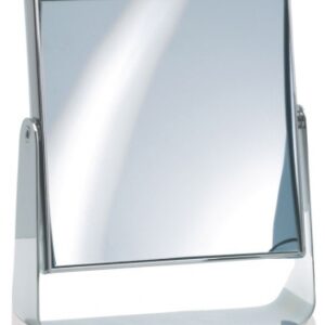 Miroir grossissant 5x à poser - 19 x 16,5 cm - chromé. disponible abidjan cote d'ivoire.