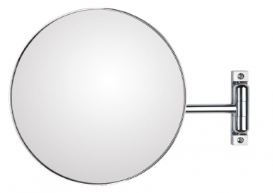 Miroir grossissant lumineux led bras simple - ø 23 x 31 x h 23 cm - laiton chromé/abs chromé. disponible abidjan cote d'ivoire.