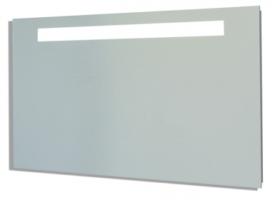 Miroir reflet sens 140 cm - éclairage horizontal led - cadre aluminium. disponible abidjan cote d'ivoire.