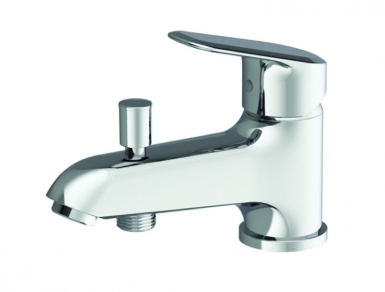 Mitigeur bain-douche adele monotrou avec inverseur automatique et clapet antiretour, livré sans flexible, ni douchette. disponible abidjan cote d'ivoire.