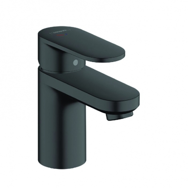 Mitigeur de lavabo vernis blend 70 coolstart avec tirette et vidage synthétique - finition noir mat. disponible abidjan cote d'ivoire.