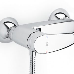 Mitigeur douche mural monodin-n avec raccords excentrés - finition chromé. disponible abidjan cote d'ivoire.