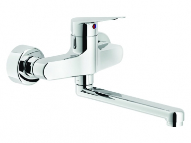 Mitigeur évier mural blues avec raccords muraux. disponible abidjan cote d'ivoire.