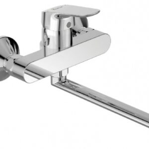 Mitigeur évier mural okyris bec tube orientable - chromé. disponible abidjan cote d'ivoire.