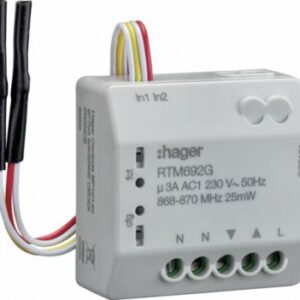 Module encastrable 1 sortie volet roulant + 2 entrées radio - rtm692g. disponible abidjan cote d'ivoire.