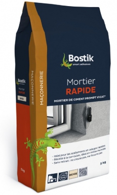 Mortier rapide - scellement à prise rapide de bâtis de porte, châssis de fenêtre sur béton, mortier, pierre - sol / mur -  intérieur / extérieur - 5 kg. disponible abidjan cote d'ivoire.