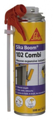 Mousse expansive sika boom 102 combi - pour calfeutrer, isoler - aérosol tête en bas 500 ml. disponible abidjan cote d'ivoire.