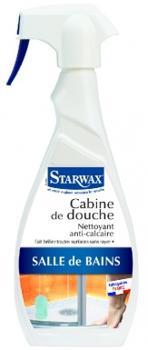 Nettoyant anti-calcaire cabine de douche - élimine les salissures, dépôts de savon et voiles de calcaire - pulvérisateur 500 ml. disponible abidjan cote d'ivoire.