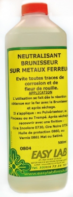 Neutralisant brunisseur sur métaux ferreux – évite corrosion et rouille – 0,5 l. disponible abidjan cote d'ivoire.