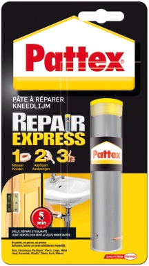 Pâte époxy répair express pattex - pour réparer multi-matériaux - 64 g. disponible abidjan cote d'ivoire.