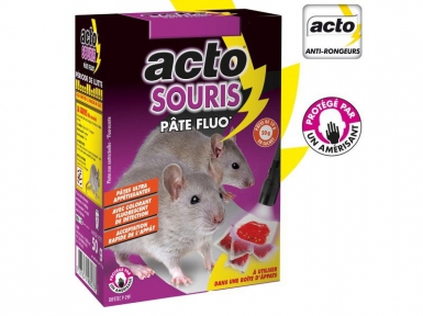 Pâte âppat pour souris, fluorescente, acto. disponible abidjan cote d'ivoire.