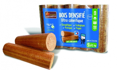 Pack de 5 bûches - bois densifié. disponible abidjan cote d'ivoire.