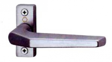 Paire de béquilles c8 / rosace - coloris argent. disponible abidjan cote d'ivoire.