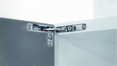 Paire de charnière invisible air avec ouverture push finition nickelé mat. disponible abidjan cote d'ivoire.