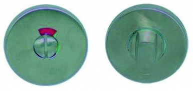 Paire de rosaces condamnation + voyant ø 53 mm bouton f1 inox brillant. disponible abidjan cote d'ivoire.