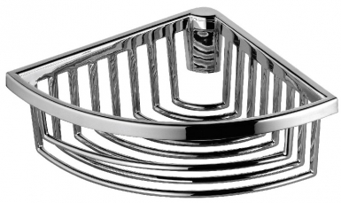 Panier de douche filaire d'angle 180 x 72 mm grande profondeur - chromé. disponible abidjan cote d'ivoire.