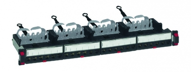 Panneau de brassage droit 19" 1u lcs³ avec cassettes nues à équiper de connecteurs. disponible abidjan cote d'ivoire.