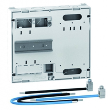 Panneau de contrôle monophasé resi9 platine 225x250x45 mm 13 modules. disponible abidjan cote d'ivoire.