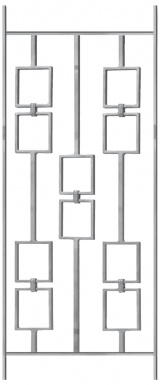 Panneau forgé de style fer plat de 14x8 mm dim. disponible abidjan cote d'ivoire.