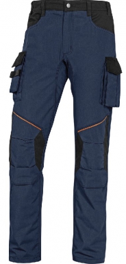 Pantalon mach 2 corporate bleu marine/noir polyester 65% coton 35% - taille xxl. disponible abidjan cote d'ivoire.