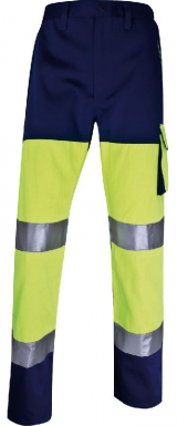 Pantalon phpan polyester/coton - couleur jaune fluo - taille l. disponible abidjan cote d'ivoire.