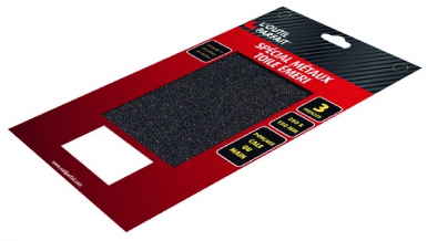 Paquet de 3 feuilles de toile emeri spécial métaux - dim. disponible abidjan cote d'ivoire.