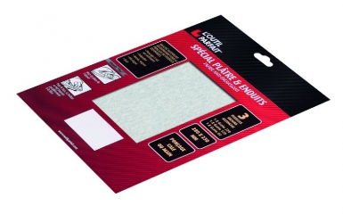 Paquet de 3 feuilles papier anti-encrassant spécial plâtre et enduits  - dim. disponible abidjan cote d'ivoire.
