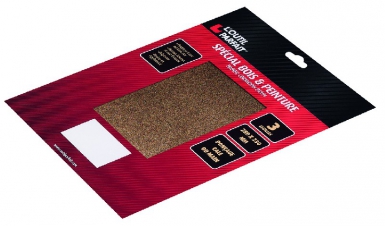 Paquet de 3 feuilles papier corindon brun pour bois, peinture - oxyde d'alumine brun - dim. disponible abidjan cote d'ivoire.