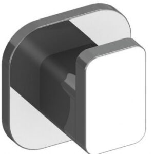 Patère - deva - l 5,0 x p 3,7 x h 5,3 cm - chromé. disponible abidjan cote d'ivoire.