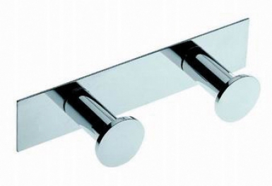 Patère double - architect - chromé. disponible abidjan cote d'ivoire.