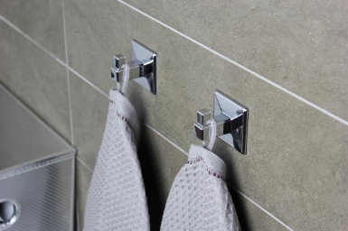 Patères 2 pièces - tilda - chromé. disponible abidjan cote d'ivoire.