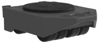 Patin tournant palot ø 60 mm - plastique noir ép. disponible abidjan cote d'ivoire.