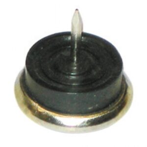 Patins amortisseur à pointe nickelé/caoutchouc ø 25 mm vrac. disponible abidjan cote d'ivoire.