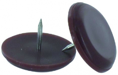 Patins amortisseur à pointe plastique marron ø 25 mm vrac. disponible abidjan cote d'ivoire.