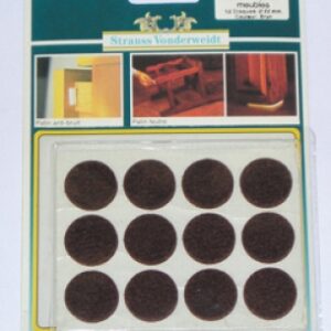 Patins feutre adhésif rond blanc ø 28 mm blister 8 p. disponible abidjan cote d'ivoire.