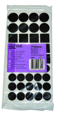 Patins feutre adhésifs assortiment variés marron blister 120 p. disponible abidjan cote d'ivoire.