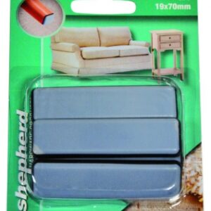 Patins glisseur adhésif 19x70 mm gris blister 4 p. disponible abidjan cote d'ivoire.