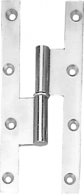 Paumelle en laiton à nœud plat ø 13 140x60 mm laiton chrome brillant dte ​​ ​. disponible abidjan cote d'ivoire.