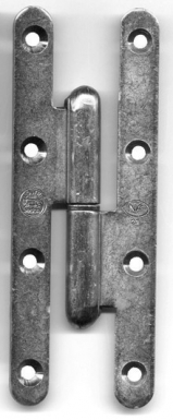 Paumelle lames bouts ronds zingué blanc  80x45 mm dte. disponible abidjan cote d'ivoire.