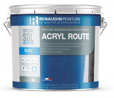 Peinture acryl"route pour marquage routier et parking - 15 kg - jaune. disponible abidjan cote d'ivoire.