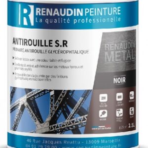 Peinture antirouille séchage rapide glycérophtalique intérieur/extérieur - gris - 15 l. disponible abidjan cote d'ivoire.