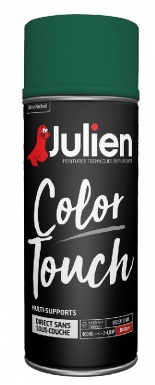 Peinture color touch – sans sous-couche – bombe aérosol 400 ml – brillant - vert patrick. disponible abidjan cote d'ivoire.